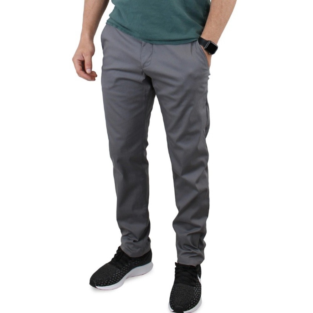 Birddogs Ghøst Chino Pants The Dark Matters Gray 36x32 Slim Straight 6-Pocket